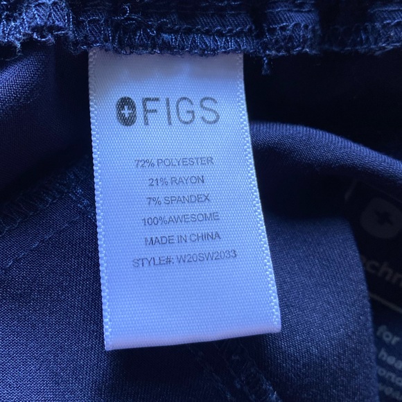 FIGS Zamora Navy Jogger Scrub Pants Women's - Picture 7 of 7